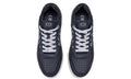 B27 LOW-TOP SNEAKER Navy Blue Smooth Calfskin and CD Diamond Canvas - ARABIA LUXURY