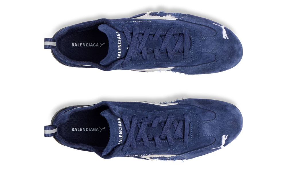 Balenciaga x Puma Speedcat Suede 'Navy White' -