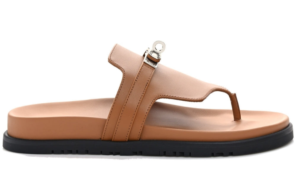 HERMES Empire sandal "Naturel" - ARABIA LUXURY