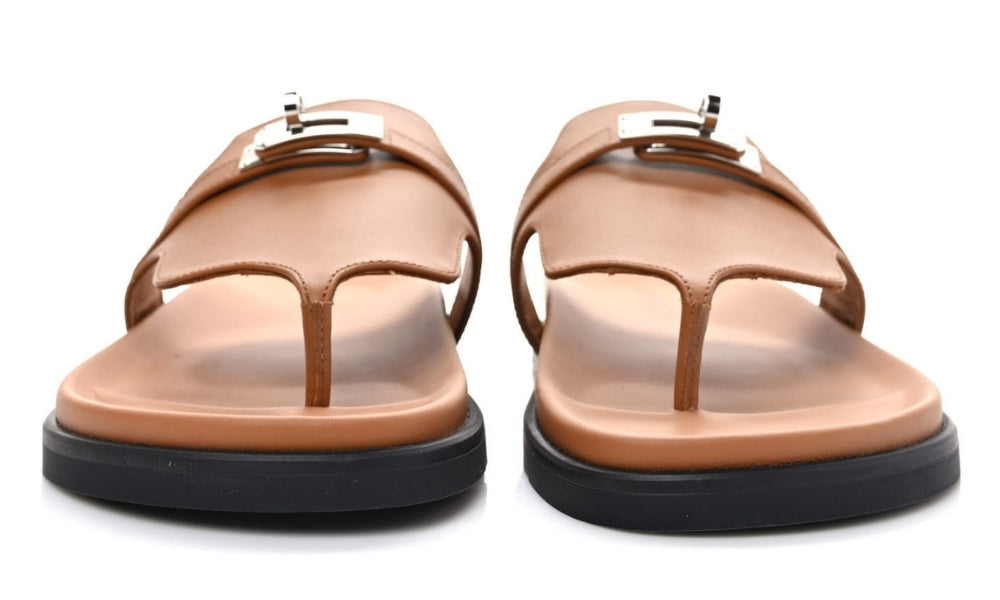 HERMES Empire sandal "Naturel" - ARABIA LUXURY