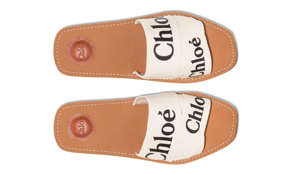 CHLOÉ Woody Slides Beige - ARABIA LUXURY