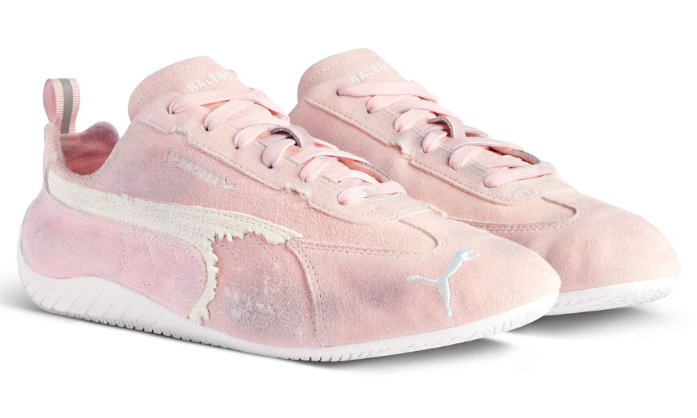 Balenciaga x Puma Speedcat Suede 'Pink White' -