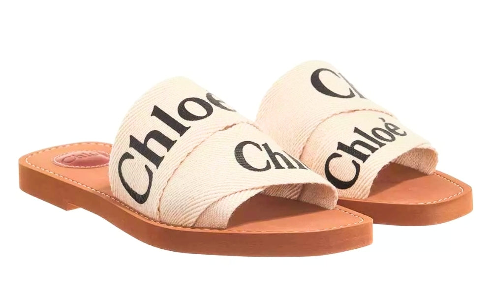 CHLOÉ Woody Slides Beige - ARABIA LUXURY