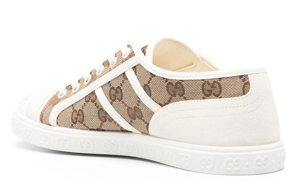 Gucci Supreme canvas sneakers "White/Beige" - ARABIA LUXURY