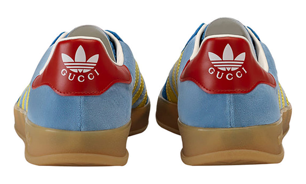 Adidas x GUCCI Gazelle 'Light Blue Suede' - ARABIA LUXURY