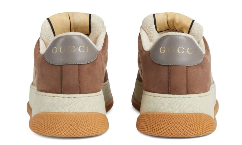 Gucci Screener GG Supreme sneakers 'brown' - ARABIA LUXURT