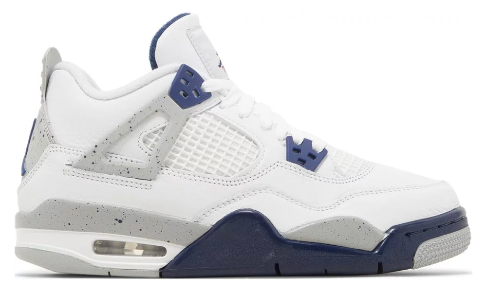 Nike Air Jordan 4 Retro GS 'Midnight Navy' - ARABIA LUXURY