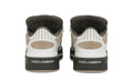 Dolce & Gabbana New Roma panelled 'white/khaki/beige' - ARABIA LUXURY