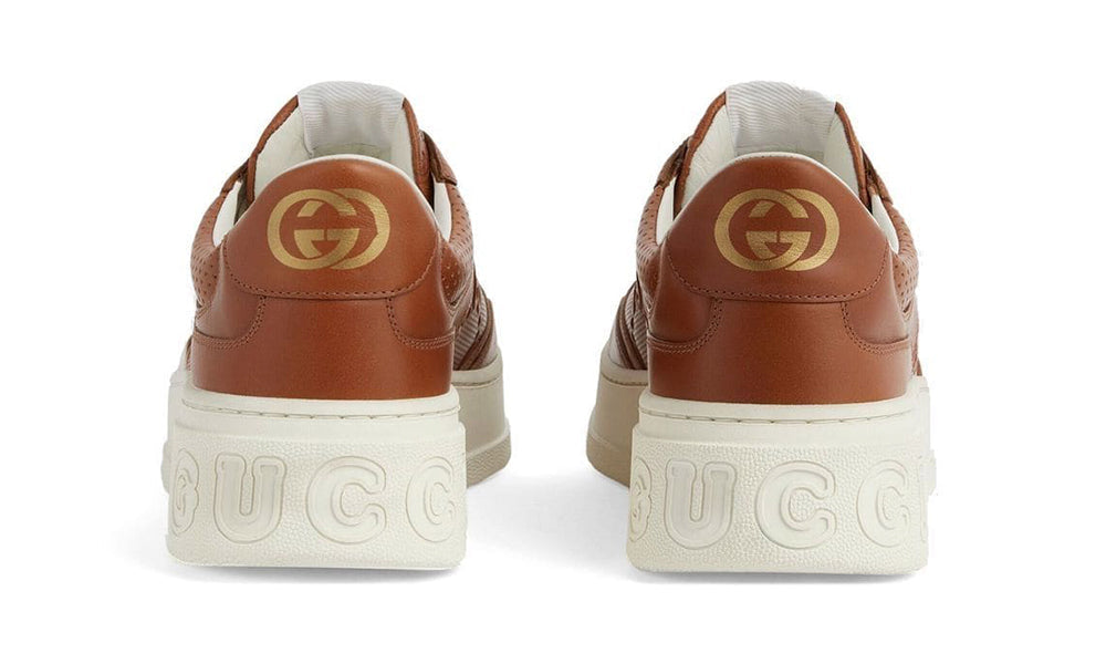 GUCCI  logo-embossed sneakers - ARABIA LUXURY