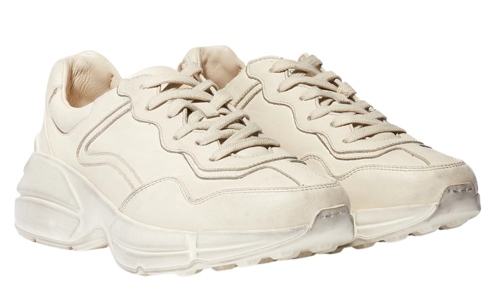 Gucci Ivory Rhyton Chunky Sneakers - ARABIA LUXURY