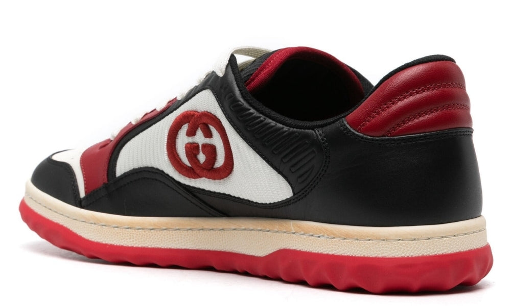 Gucci MAC80 Sneaker 'Black White Red' - ARABIA LUXURY