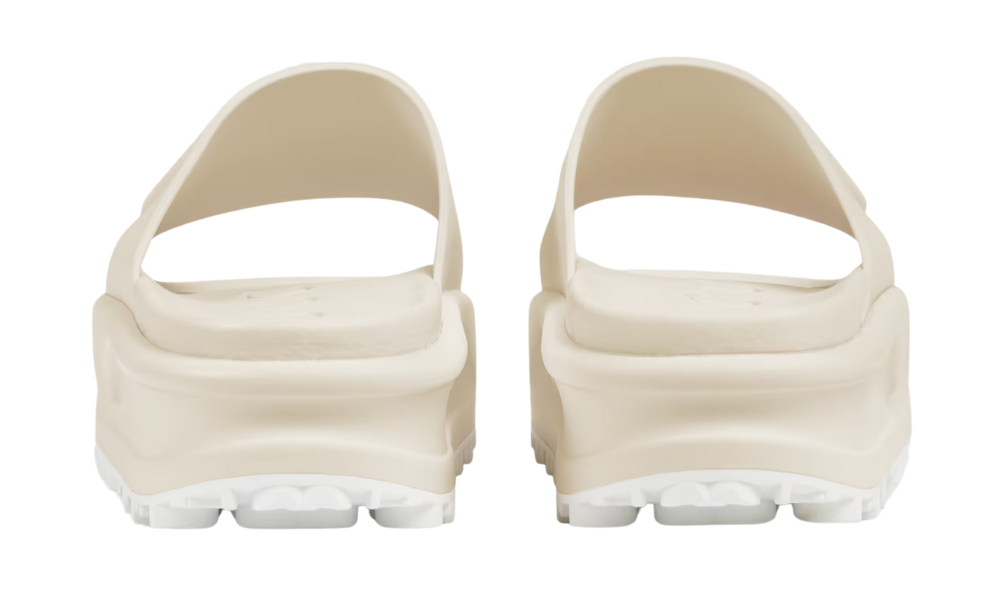 Gucci Sandal With Interlocking G "Off-White Rubber" - 