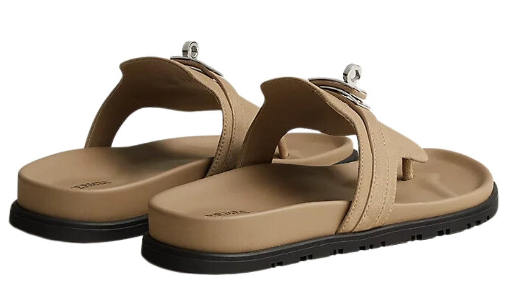 HERMES Empire sandal "Beige Argile" - ARABIA LUXURY