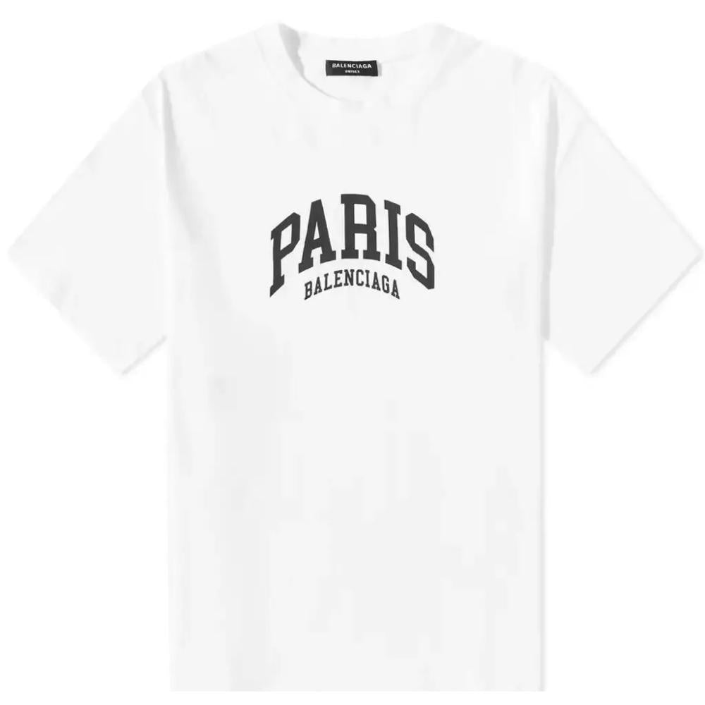 Balenciaga Cities Paris T-shirt White