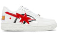 Bapesta Low M2 'Shark Face - White' - ARABIA LUXURY