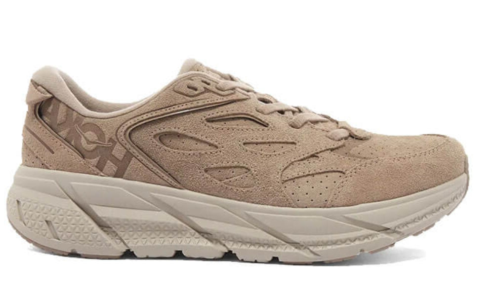 Hoka Clifton L Suede 'Simply Taupe' - ARABIA LUXURY