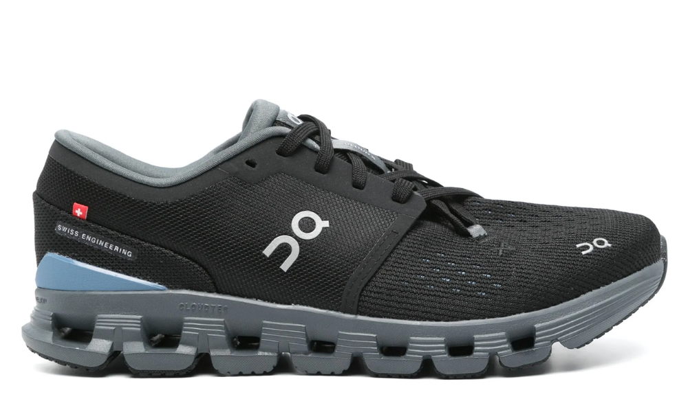 On Cloud X 4 "Black | Chambray" - 