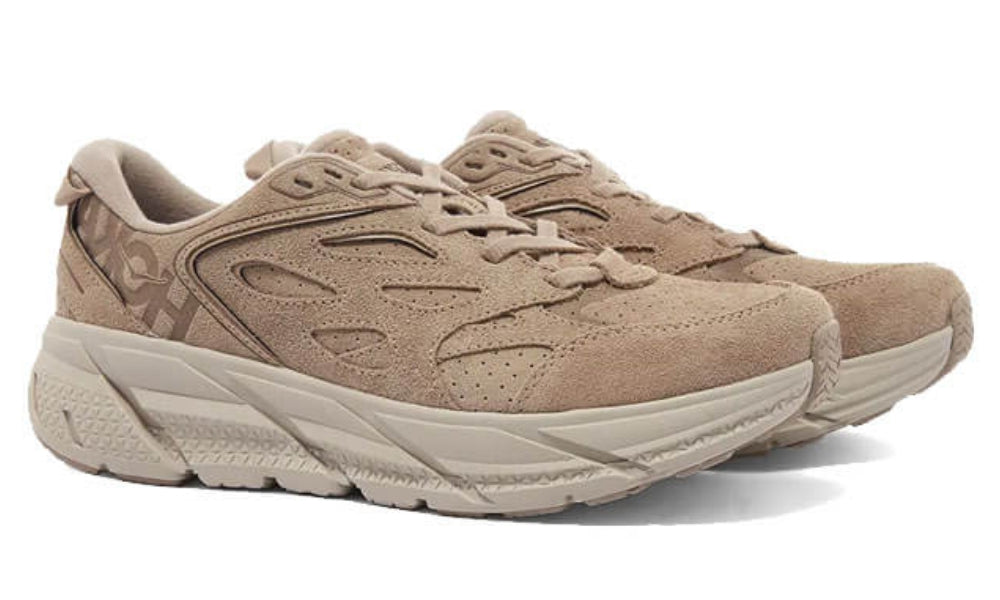 Hoka Clifton L Suede 'Simply Taupe' - ARABIA LUXURY