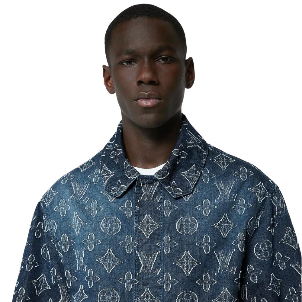 Louis Vuitton Monogram Short-Sleeved Chambray Shirt