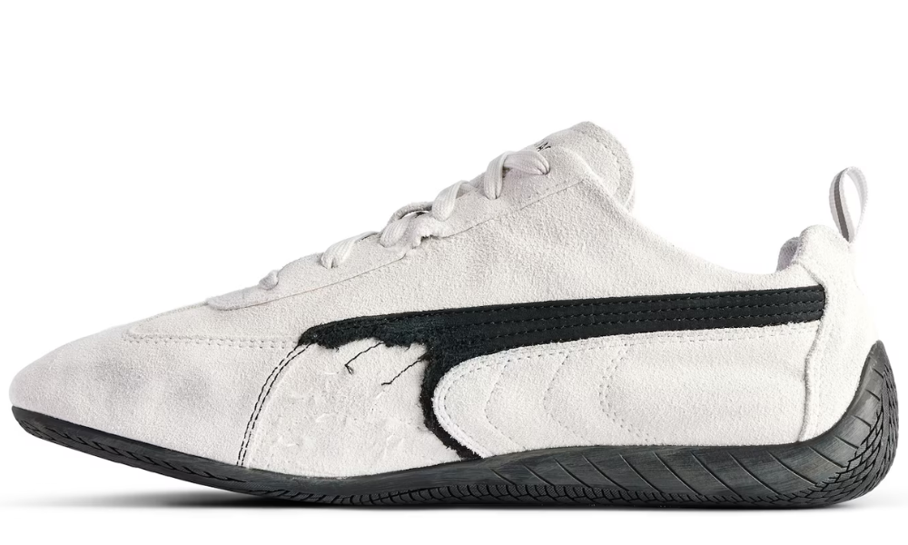 Balenciaga x Puma Speedcat Suede 'White Black' -