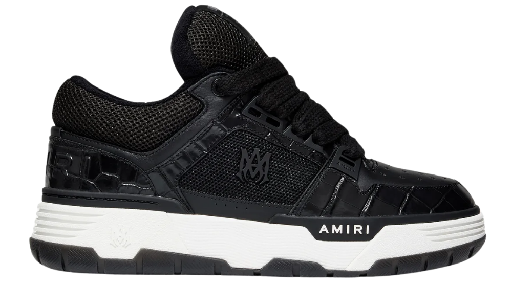 Amiri Croc Debossed Ma-1 "Black" - 