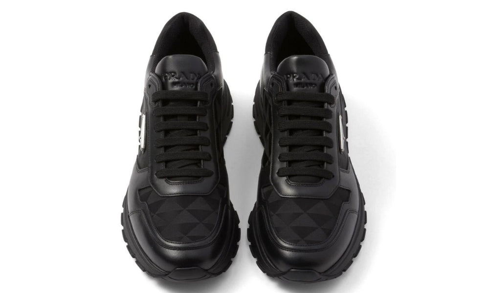 Prada Leather and Re-Nylon 'Black' - ARABIA LUXURY