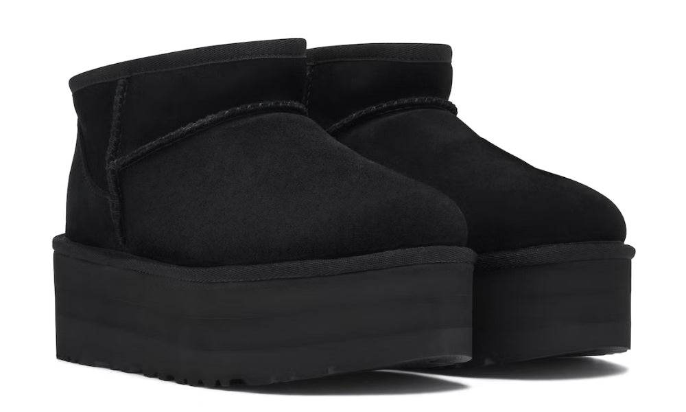 UGG Classic Ultra Mini Platform  'Black' - ARABIA LUXURY