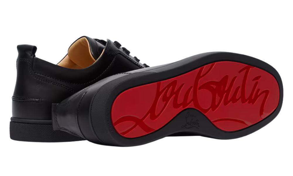 Christian Louboutin Louis Junior Spikes Flat 'Black' -