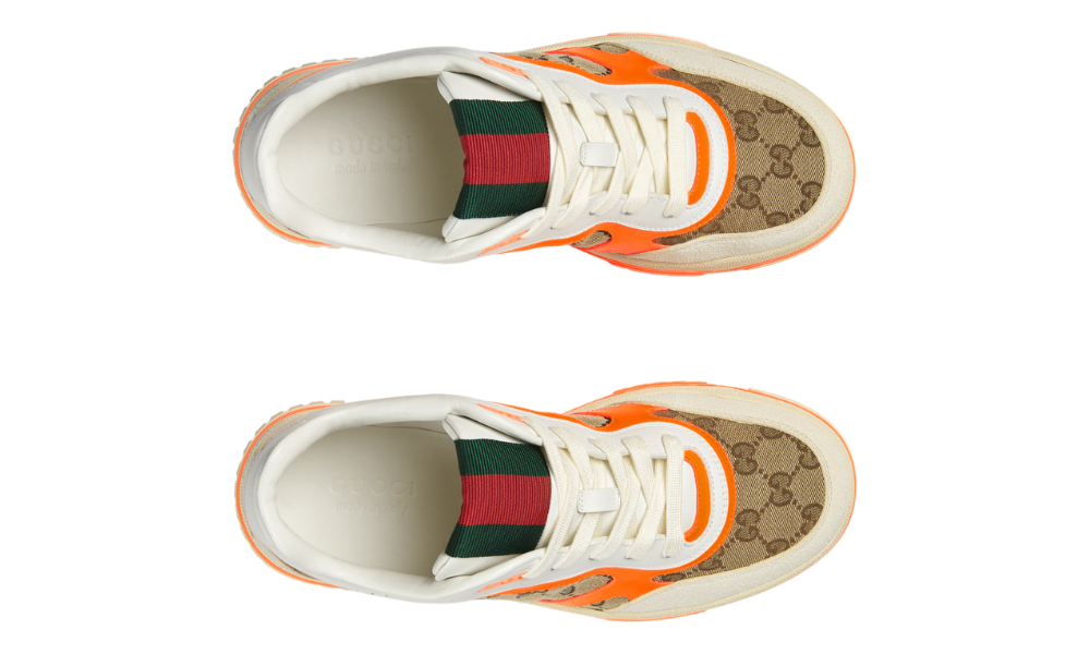 Gucci Re-Web Sneaker 'GG Canvas - Beige Orange' -