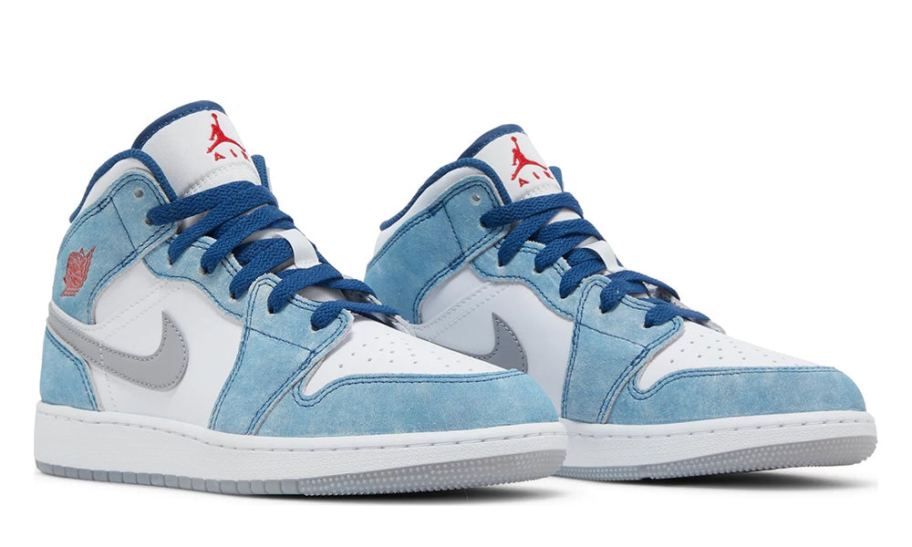 Air Jordan 1 Mid SE GS 'French Blue' - ARABIA LUXURY