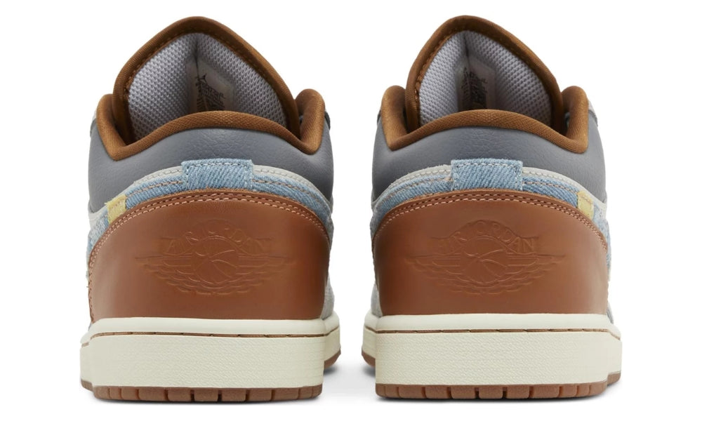 Air Jordan 1 Low SE 'Repaired Denim Swoosh' - ARABIA LUXURY