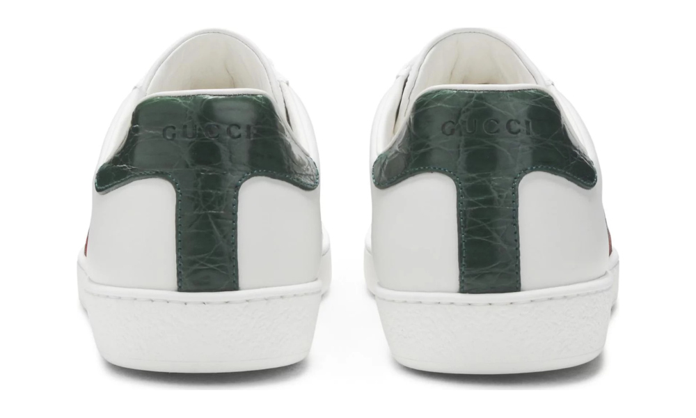 Gucci Ace Leather Sneakers 'White' -