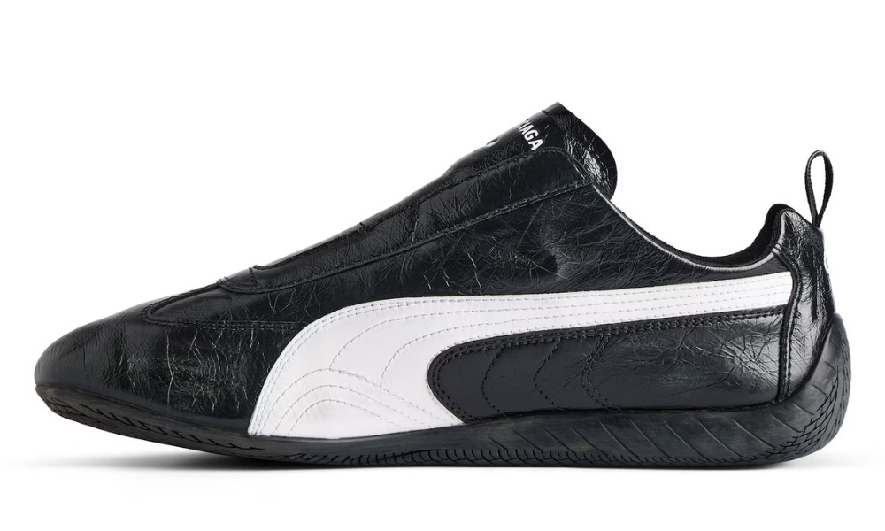 Balenciaga x Puma Speedcat Leather 'Black/  White' -