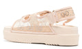 Gucci crystal-embellished monogram-pattern sandals 