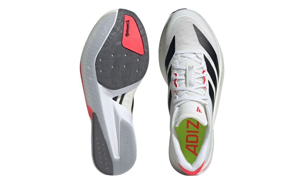 Adidas Adizero Boston 13 'White Black Lucid Red' -