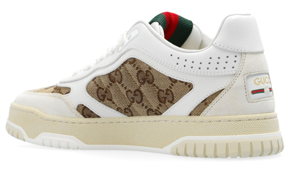 Gucci Re-Web Sneaker 'Original GG Canvas White' - ARABIA LUXURY