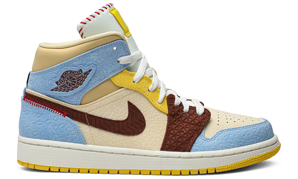 Maison Chateau Rouge x Air Jordan 1 Mid SE 'Fearless' - ARABIA LUXURY