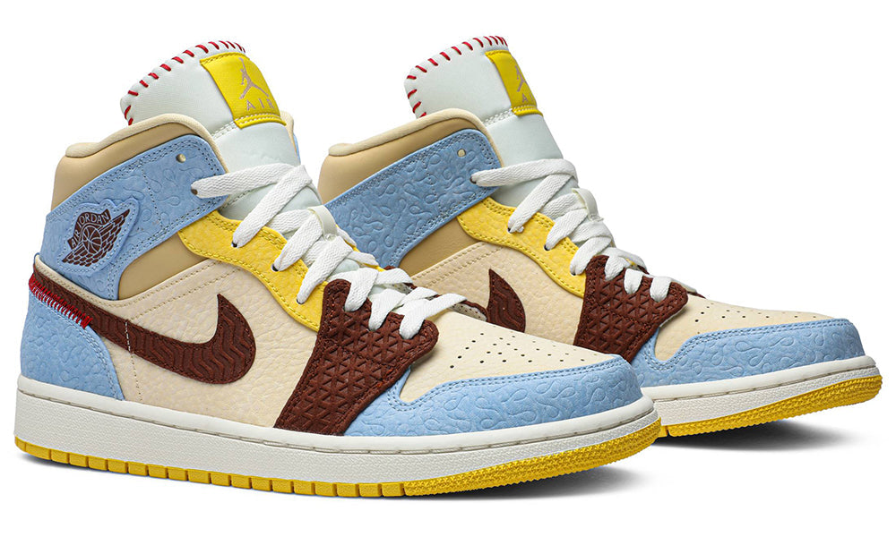 Maison Chateau Rouge x Air Jordan 1 Mid SE 'Fearless' - ARABIA LUXURY