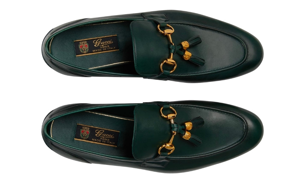 Gucci Jordaan Loafer 'Green' - ARABIA LUXURY