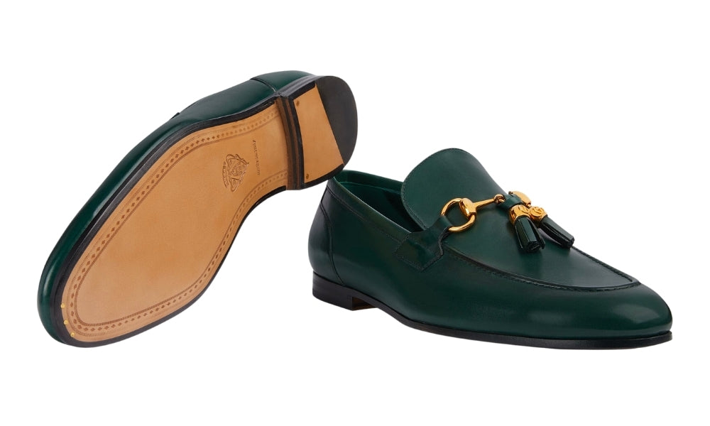 Gucci Jordaan Loafer 'Green' - ARABIA LUXURY