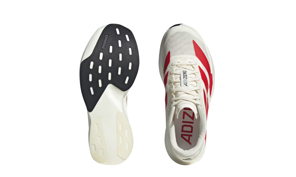 Adidas AdiZero EVO SL "Off White / Better Scarlet / Core Black" - 