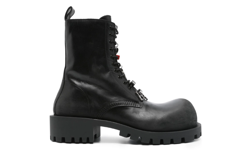 Balenciaga Hummer lace-up boots "Black" - 