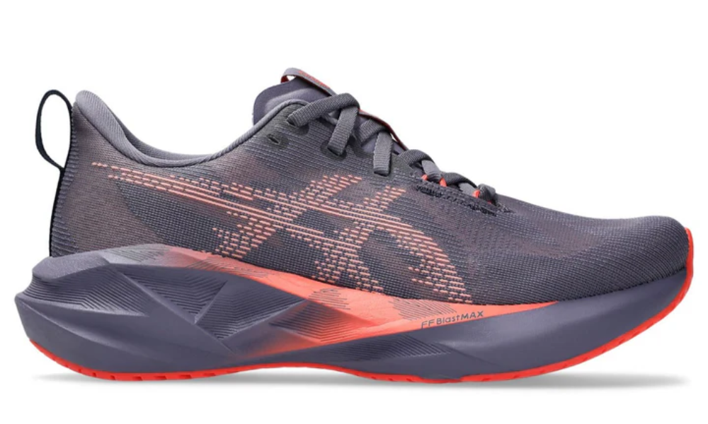 Asics Novablast 5  'Greyish Purple/Coral Reef' -