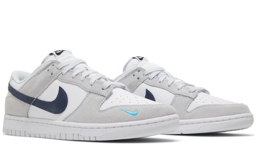 Nike Dunk Low 'Mini Swoosh - Football Grey Midnight Navy' - ARABIA LUXURY