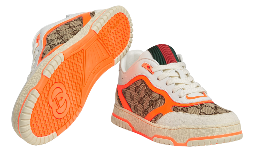 Gucci Re-Web Sneaker 'GG Canvas - Beige Orange' -