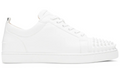 Christian Louboutin Louis Junior Spikes Flat Calf 'White' -
