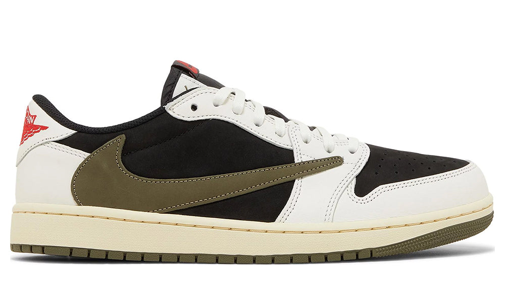 Travis Scott x Wmns Air Jordan 1 Retro Low OG 'Olive' - ARABIA LUXURY