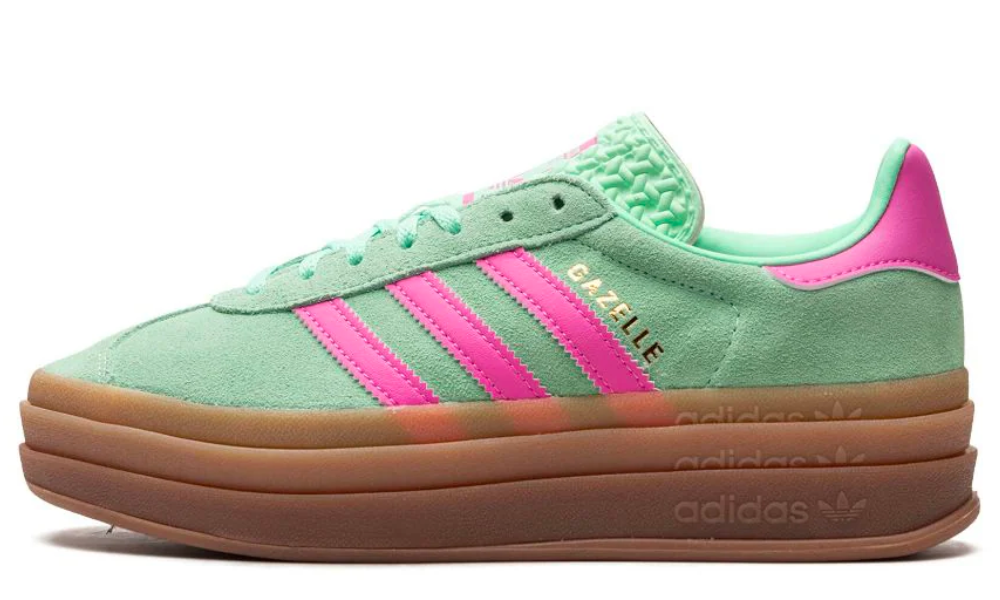 Adidas Gazelle Bold Pulse Mint Screaming Pink