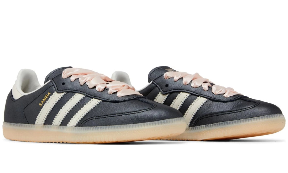 Adidas Samba 'Black Wonder Quartz Ribbon Laces' -