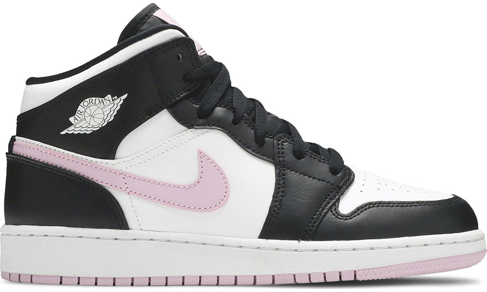 Air Jordan 1 Mid GS 'White Light Arctic Pink' - ARABIA LUXURY